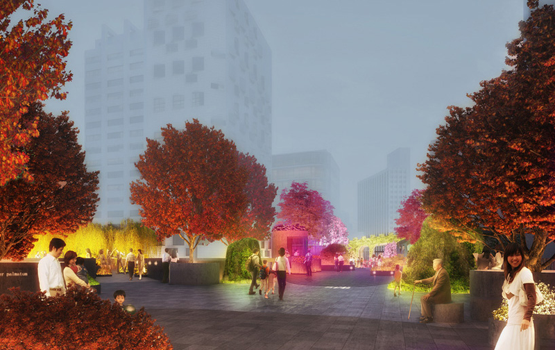 Illustration for article titled Seúl convertirá una autopista abandonada en un enorme jardín elevado